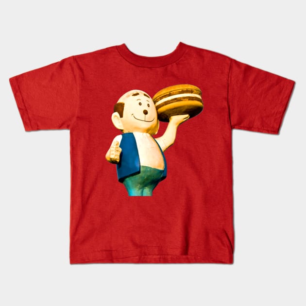 Coney Island Burger Papa Kids T-Shirt by Pop Fan Shop